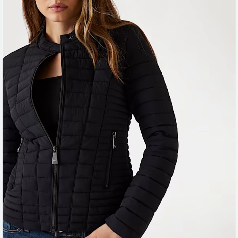 Women's Black Quilted Jacket